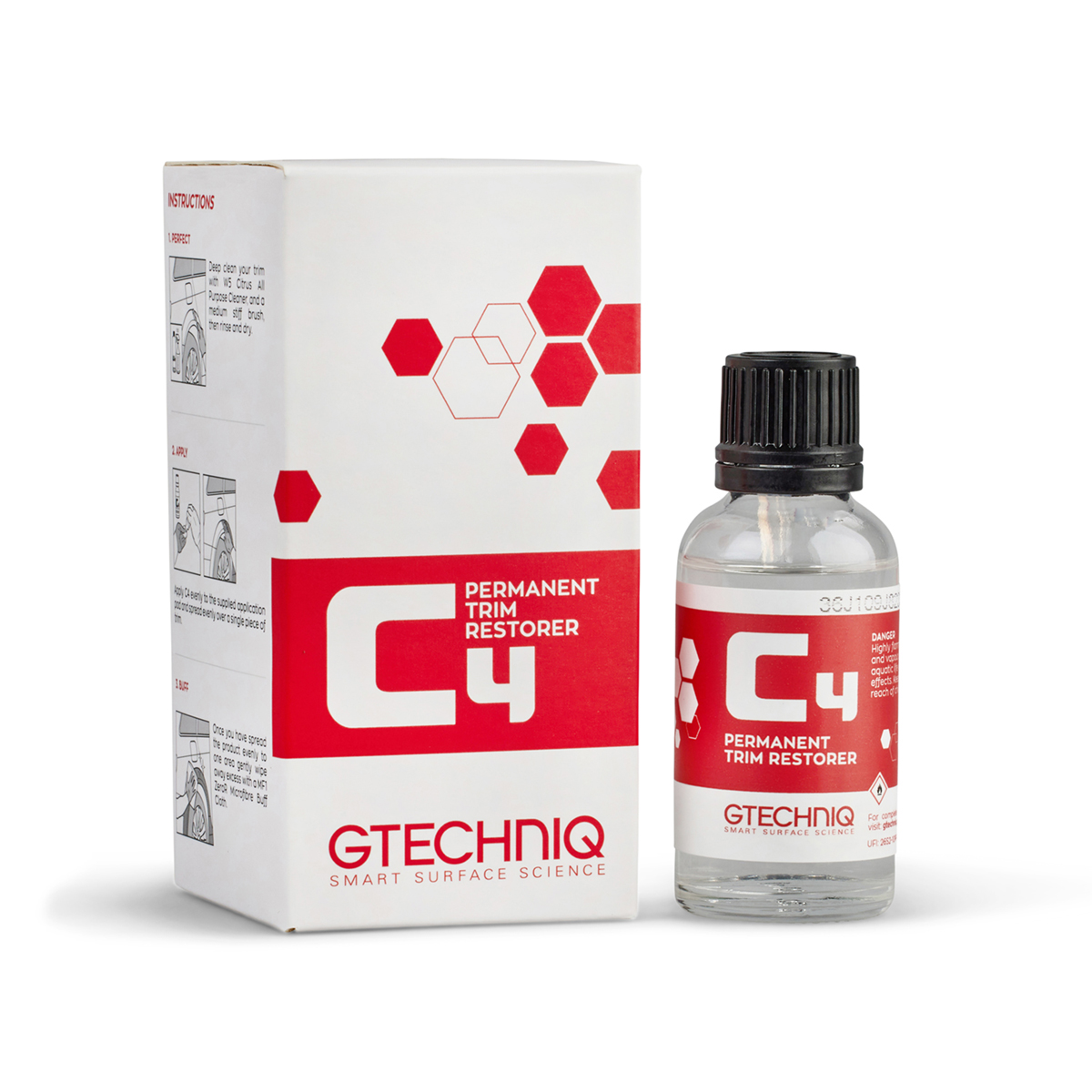 C4_0.03 ΚΕΡΑΜΙΚΗ ΕΠΙΣΤΡΩΣΗ ΓΙΑ ΠΛΑΣΤΙΚΑ, PERMANENT TRIM RESTORER (30ML)