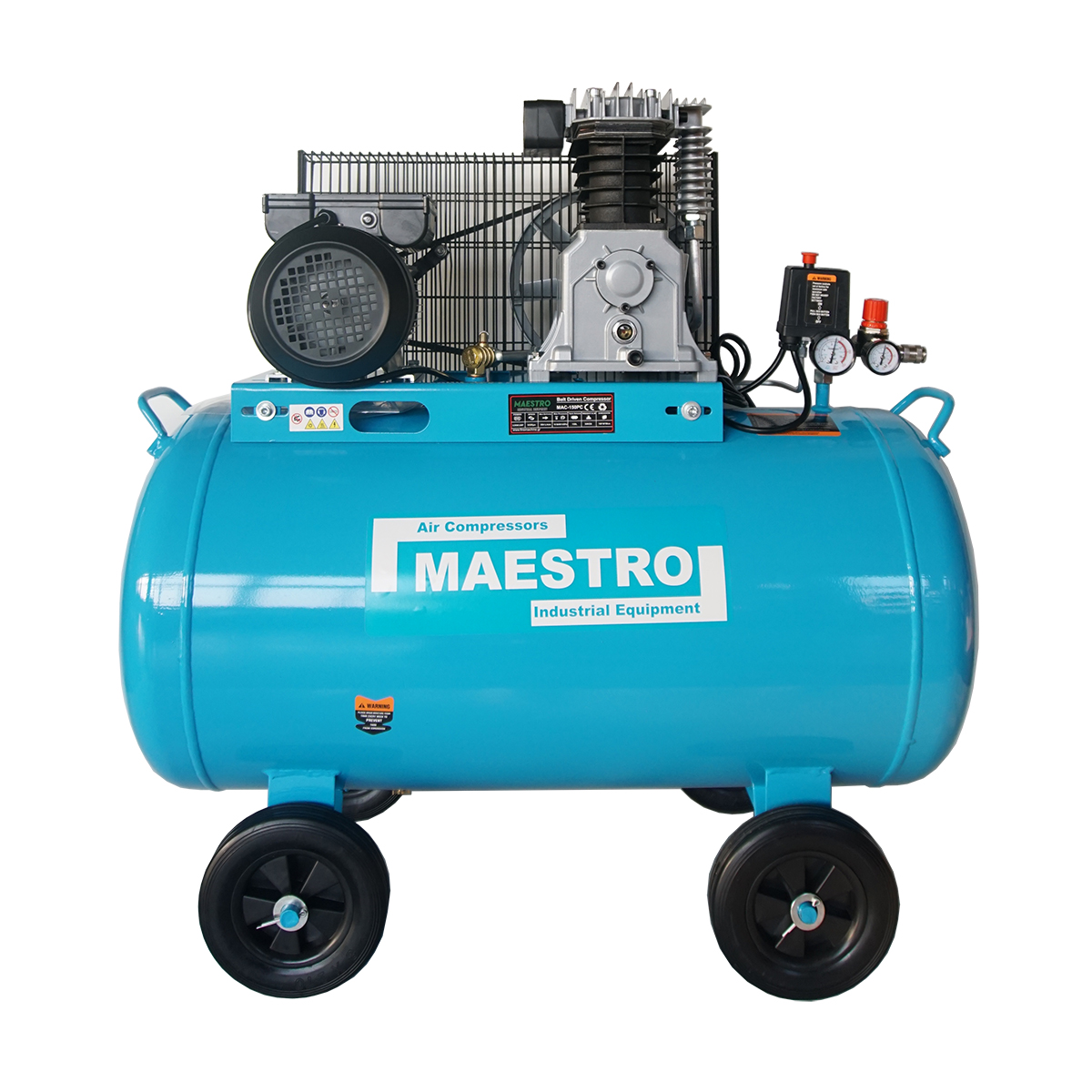 MAC-150PC AΕΡΟΣΥΜΠΙΕΣΤΗΣ ΜΕ ΙΜΑΝΤΑ 1/Φ - 150 LT - 3HP - 2.2KW - 10BAR