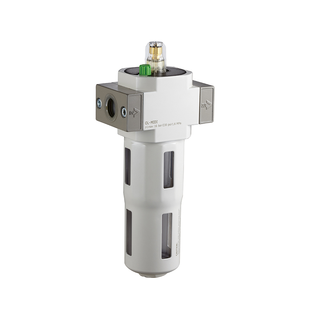 AERO 4300-L-1/4 ΕΛΑΙΩΤΗΡΑΣ 2300L/min,16BAR,40μ,30mL,169mm (ΠΡΑΣΙΝΟ)