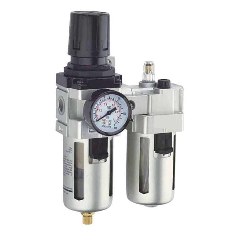 AERO 1400-FRL-1/2 ΦΙΛΤΡΟΡΥΘΜΙΣΤΗΣ & ΕΛΑΙΩΤΗΡΑΣ 3000L/min,10BAR,40μ,45/130mL,262mm (ΜΑΥΡΟ)