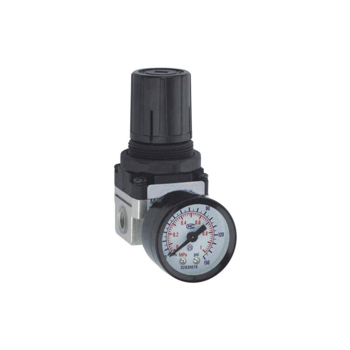 AERO 1300-R-1/4 ΡΥΘΜΙΣΤΗΣ ΦΙΛΤΡΟΥ 2500L/min,10BAR128mm (ΜΑΥΡΟ)