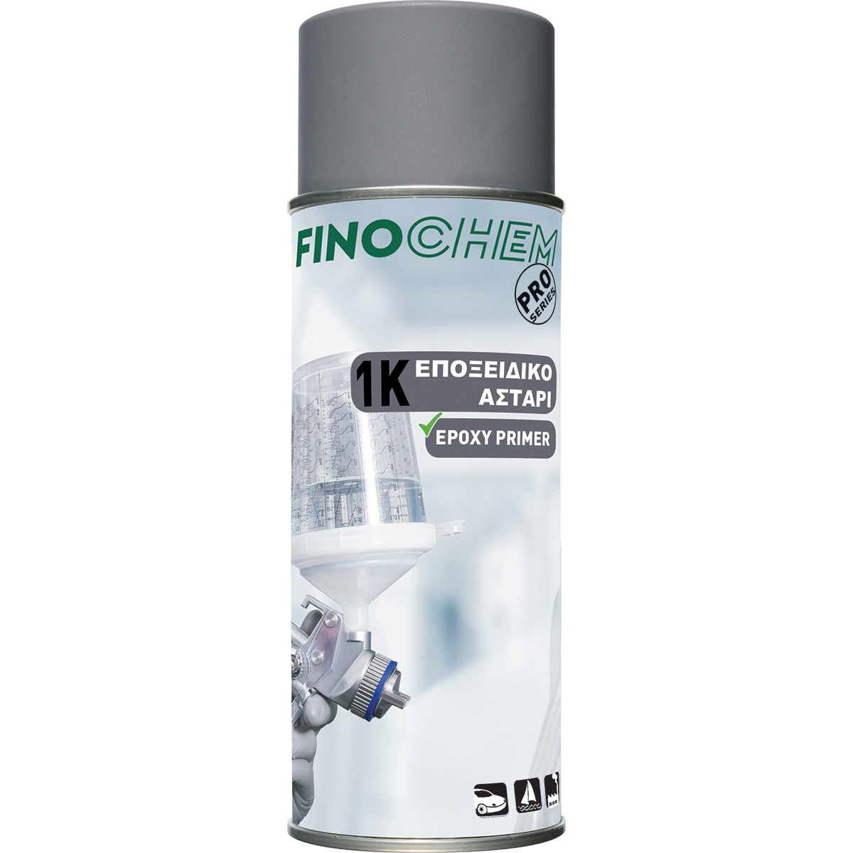 945494 SPRAY ΕΠΟΞΕΙΔΙΚΟ ΑΣΤΑΡΙ 1Κ, ΓΚΡΙ - 400ML
