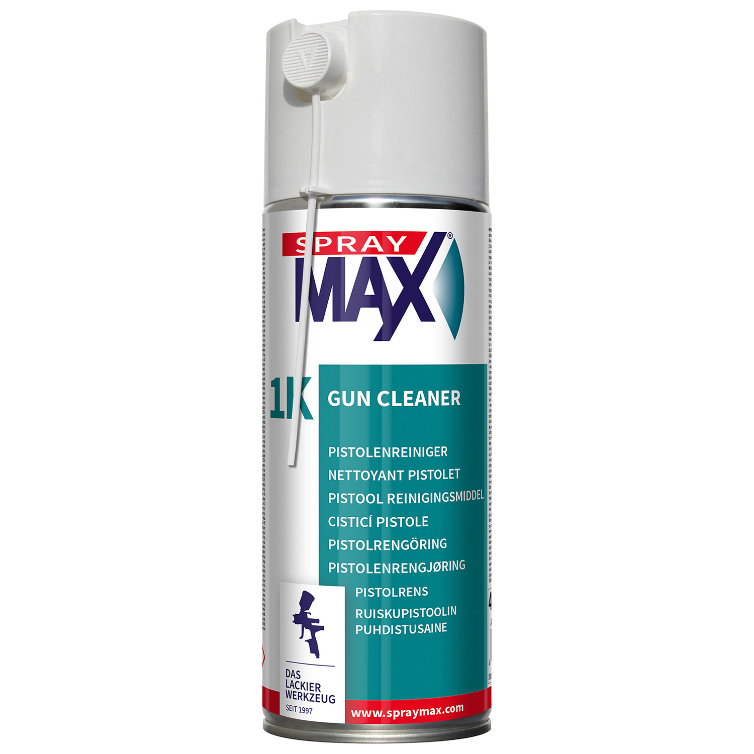 680095 SPRAY ΚΑΘΑΡΙΣΜΟΥ ΠΙΣΤΟΛΙΩΝ 1K GUN CLEANER, ΔΙΑΦΑΝΕΣ - 400ML