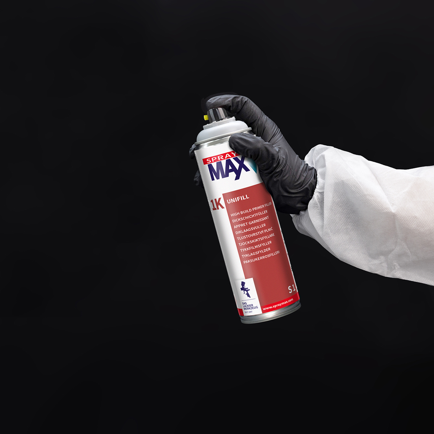680422 SPRAY ΓΕΜΙΣΤΙΚΟ & ΑΣΤΑΡΙ 1Κ UNIFILL, S4 ΓΚΡΙ - 500ML