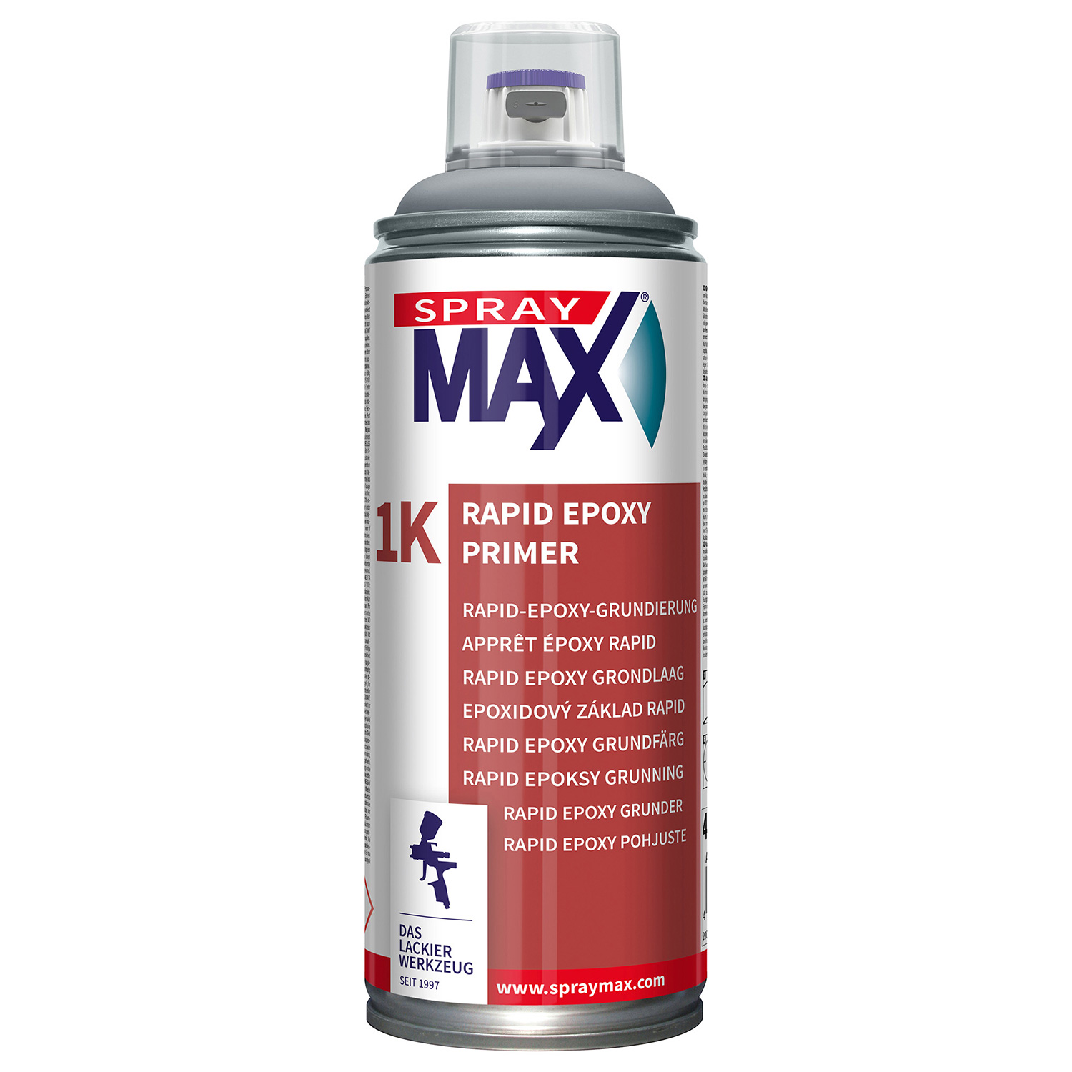 680299 SPRAY ΤΑΧΥΣΤΕΓΝΩΤΟ ΕΠΟΞΙΚΟ ΑΣΤΑΡΙ 1K RAPID EPOXY PRIMER, ΓΚΡΙ - 400ML