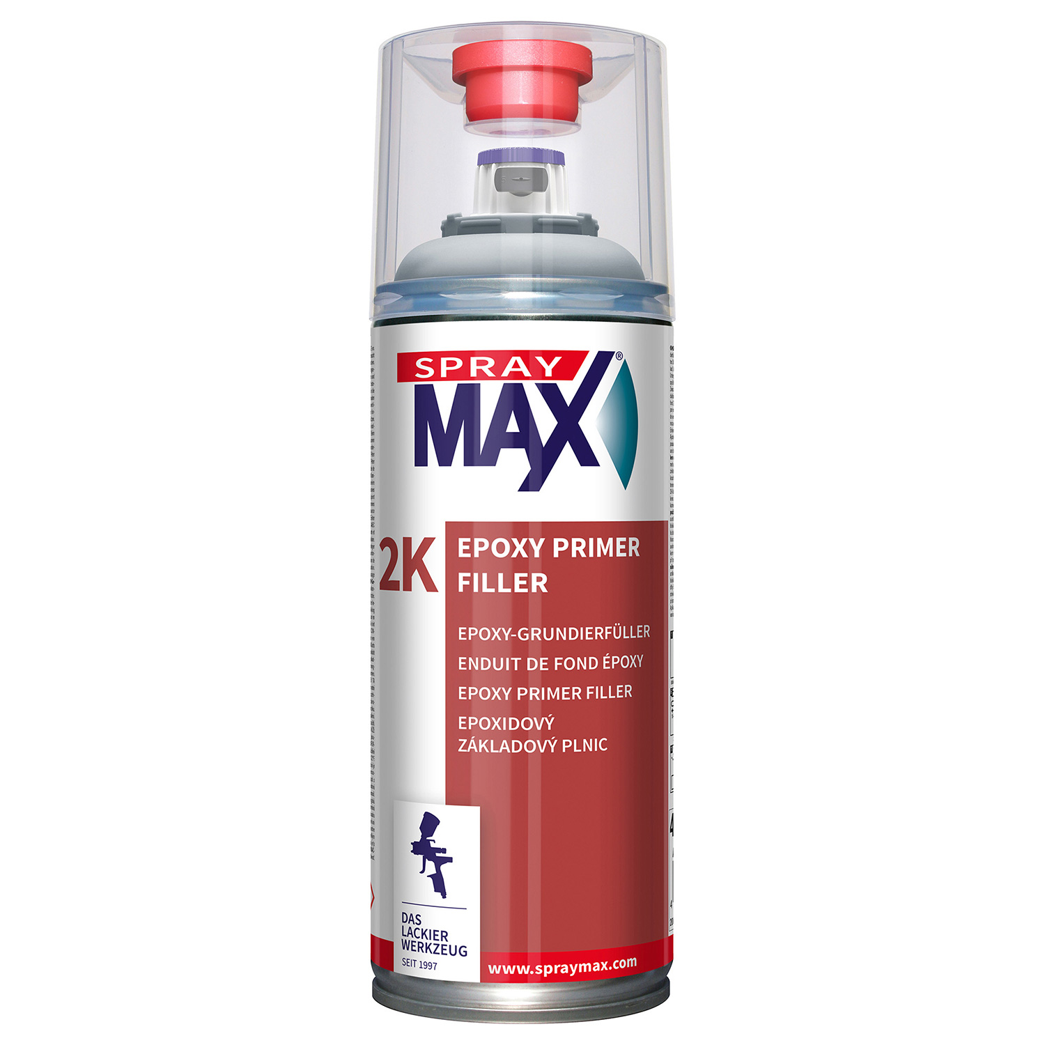 680033 SPRAY ΕΠΟΞΙΚΟ ΑΣΤΑΡΙ-ΓΕΜΙΣΤΙΚΟ 2Κ EPOXY PRIMER FILLER, ΓΚΡΙ - 400ML