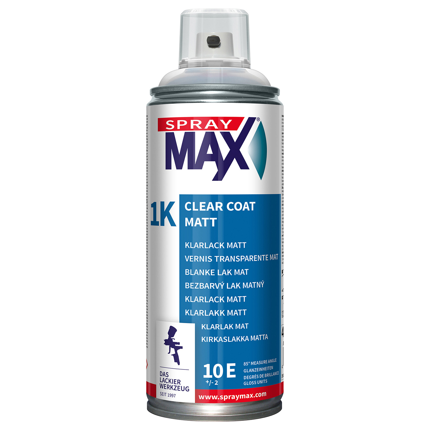 680050 SPRAY ΒΕΡΝΙΚΙ ΜΑΤ 1Κ CLEAR COAT, ΔΙΑΦΑΝΕΣ - 400ML