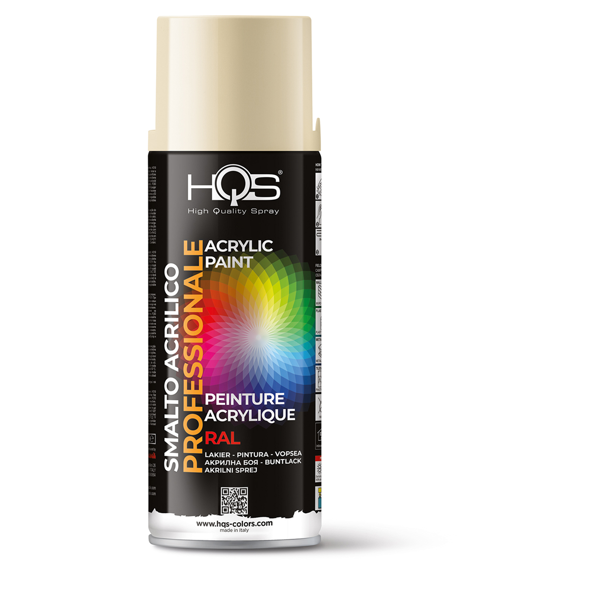 400HQS1016 SPRAY RAL 1016 , ΚΙΤΡΙΝΟ ΘΕΙΟΥΧΟ - 400 ML