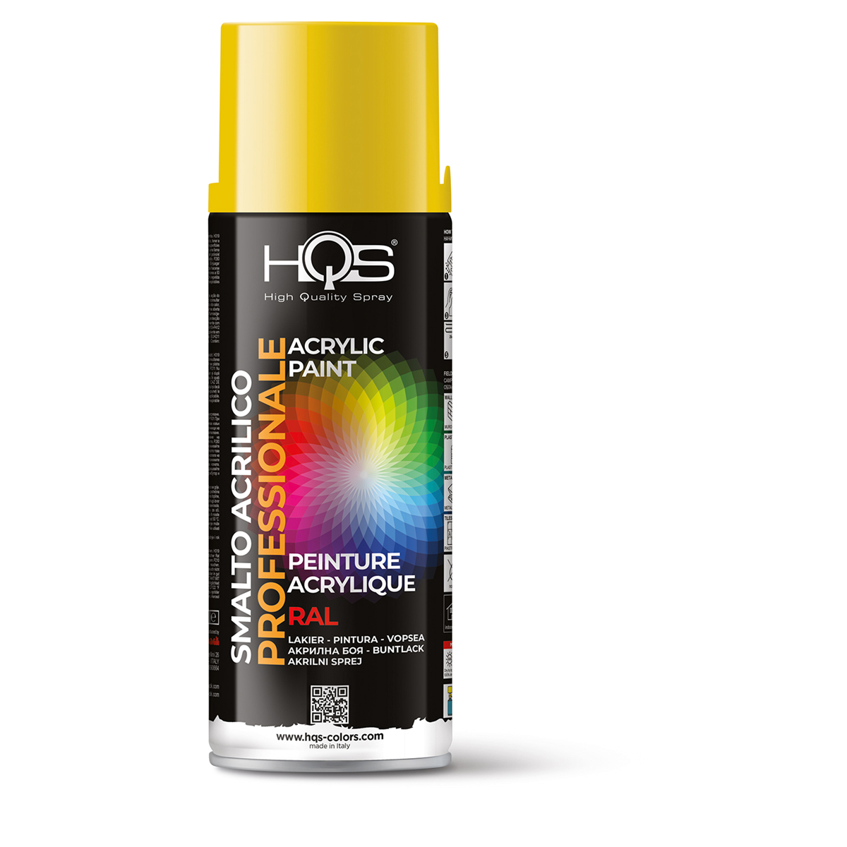 400HQS1023 SPRAY RAL 1023 , ΚΙΤΡΙΝΟ ΚΥΚΛΟΦΟΡΙΑΣ - 400 ML