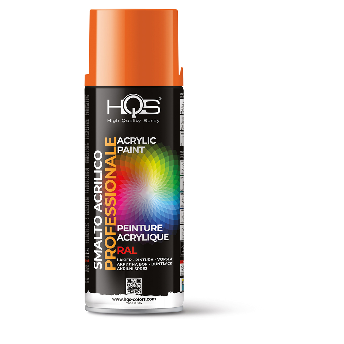 400HQS2004 SPRAY RAL 2004 , ΠΟΡΤΟΚΑΛΙ ΚΑΘΑΡΟ - 400 ML