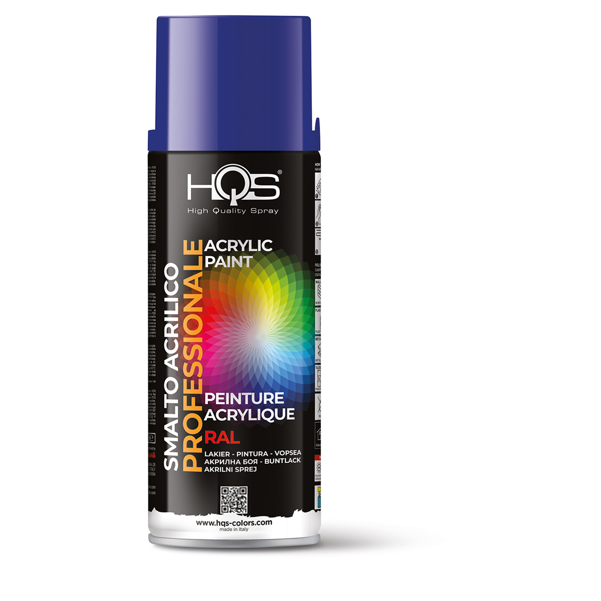 400HQS5002 SPRAY RAL 5002 , ΜΠΛΕ ΛΟΥΛΑΚΙ - 400 ML