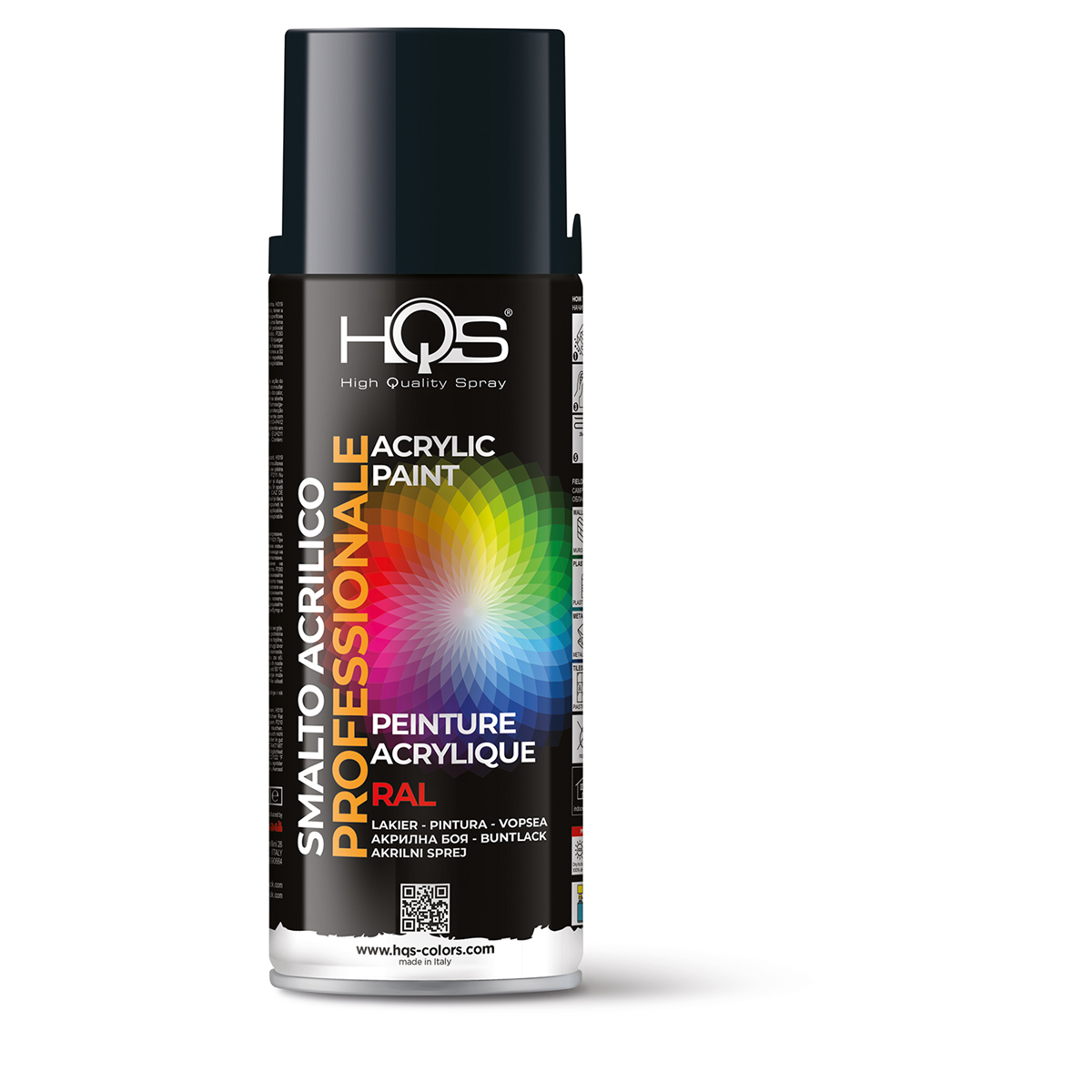 400HQS7021 SPRAY RAL 7021 , ΓΚΡΙ-ΜΑΥΡΟ - 400 ML