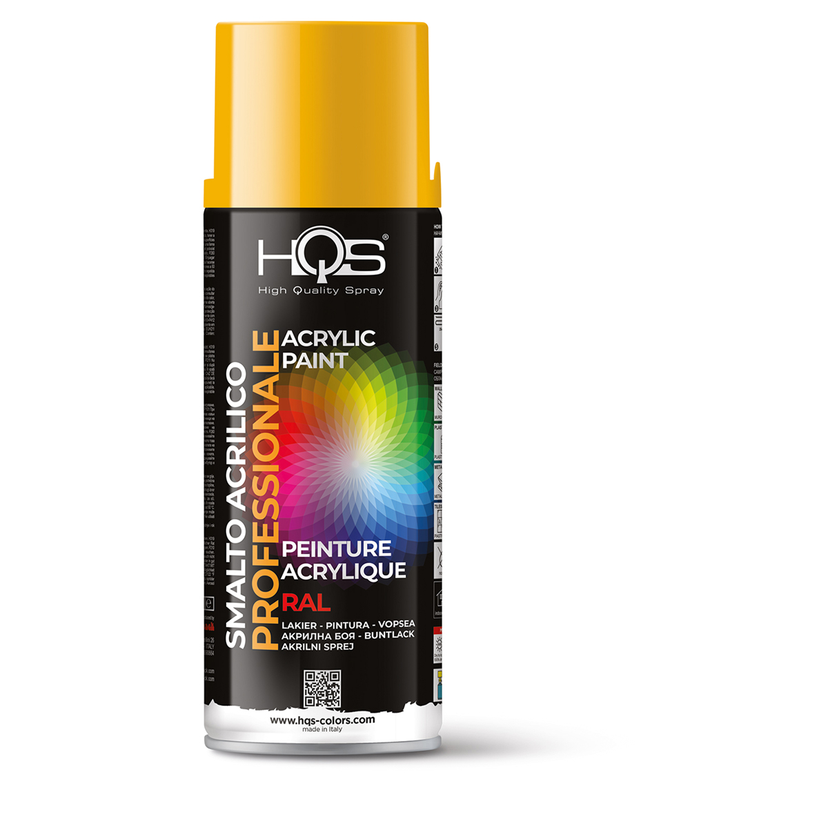 400HQS1003 SPRAY RAL 1003 , ΚΙΤΡΙΝΟ ΣΗΜΑΝΣΗΣ - 400ML