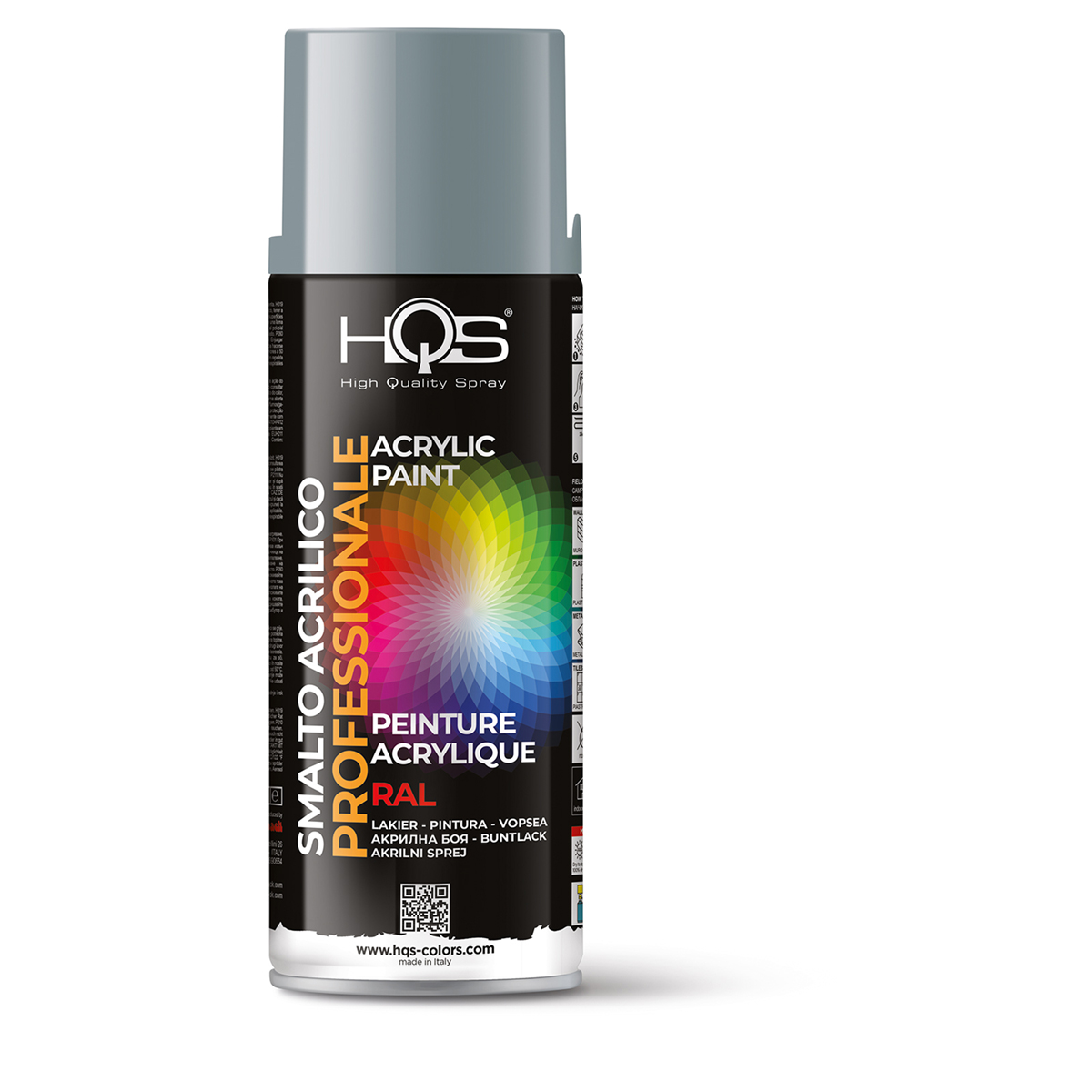 400HQS7001 SPRAY RAL 7001 , ΓΚΡΙ-ΑΣΗΜΙ - 400 ML