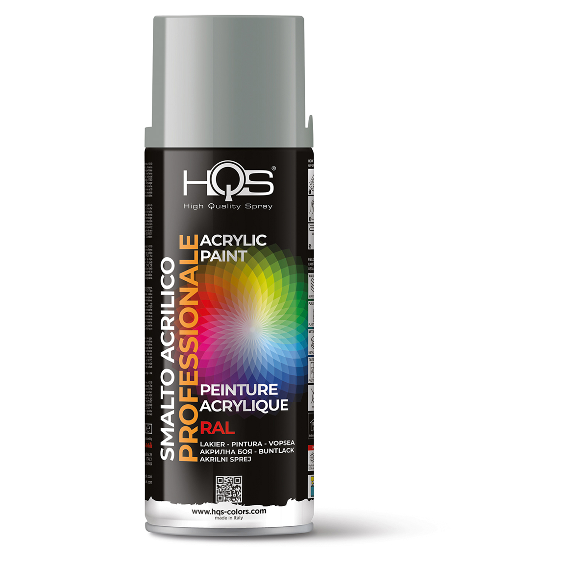 400HQS9007 SPRAY RAL 9007 , ΓΚΡΙ ΑΛΟΥΜΙΝΙΟΥ - 400ML
