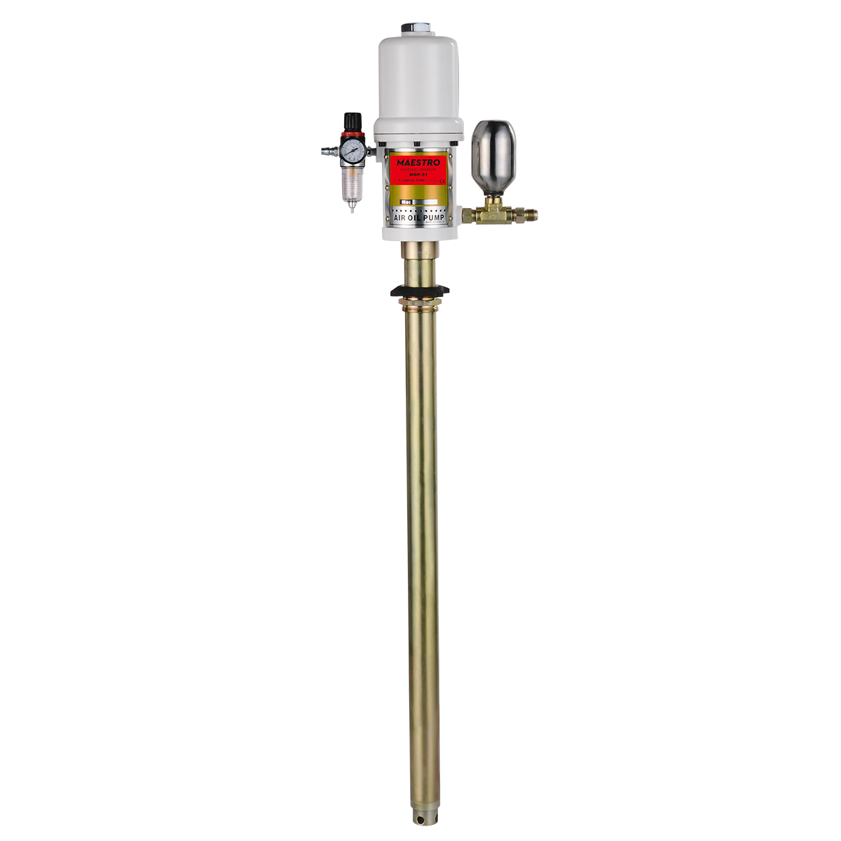 MOP-51 ΑΝΤΛΙΑ ΑΕΡΟΣ ΛΑΔΙΟΥ ΜΕ ΡΥΘΜΙΣΤΗ 940MMΧ32MM,180-220KG,5:1