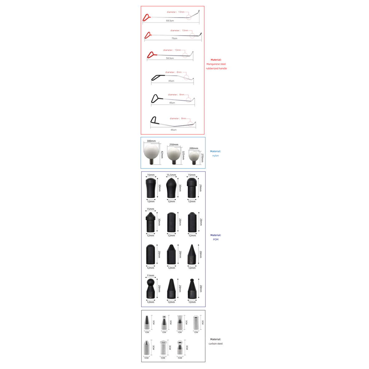 LEVER-006KIT ΣΕΤ 6 ΤΕΜΑΧΙΩΝ ΛΑΒΙΔΕΣ ΕΠΙΔΙΟΡΘΩΣΗΣ ΒΑΘΟΥΛΩΜΑΤΩΝ & ΕΞΑΡΤΗΜΑΤΩΝ ΕΠΙΣΚΕΥΗΣ
