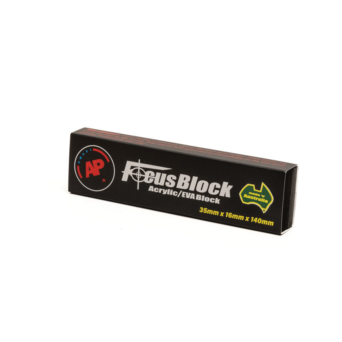 AP-FB140 ΤΑΚΟΣ ΔΙΠΛΗΣ ΕΠΙΦΑΝΕΙΑΣ "FOCUS BLOCK" ΑΚΡΥΛΙΚΟΣ-PLEXIGLASS / EVA, 30Χ16, 140MM