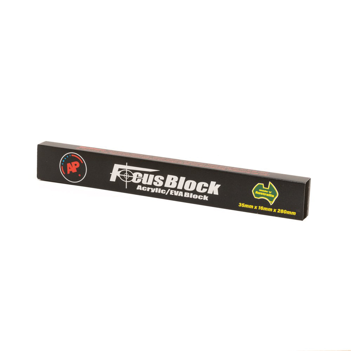 AP-FB280 ΤΑΚΟΣ ΔΙΠΛΗΣ ΕΠΙΦΑΝΕΙΑΣ "FOCUS BLOCK" ΑΚΡΥΛΙΚΟΣ-PLEXIGLASS / EVA, 30Χ16, 280MM