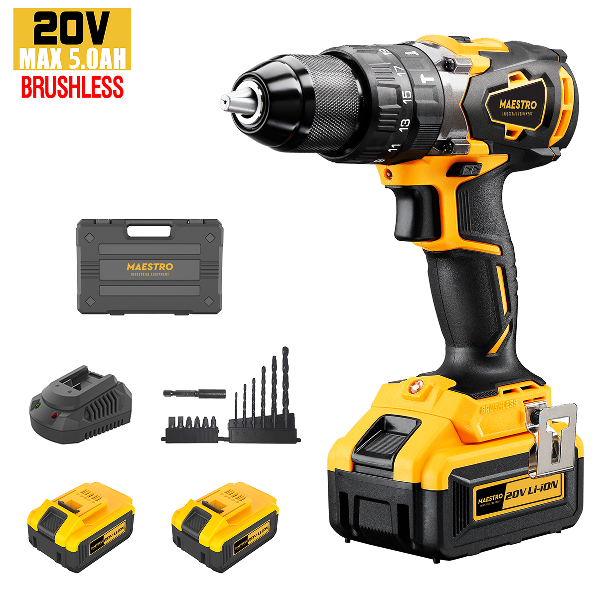 MCD-20BL BRUSHLESS ΚΡΟΥΣΤΙΚΟ ΔΡΑΠΑΝΟΚΑΤΣΑΒΙΔΟ (ΛΙΘΙΟΥ 20V - 2X5 Ah)