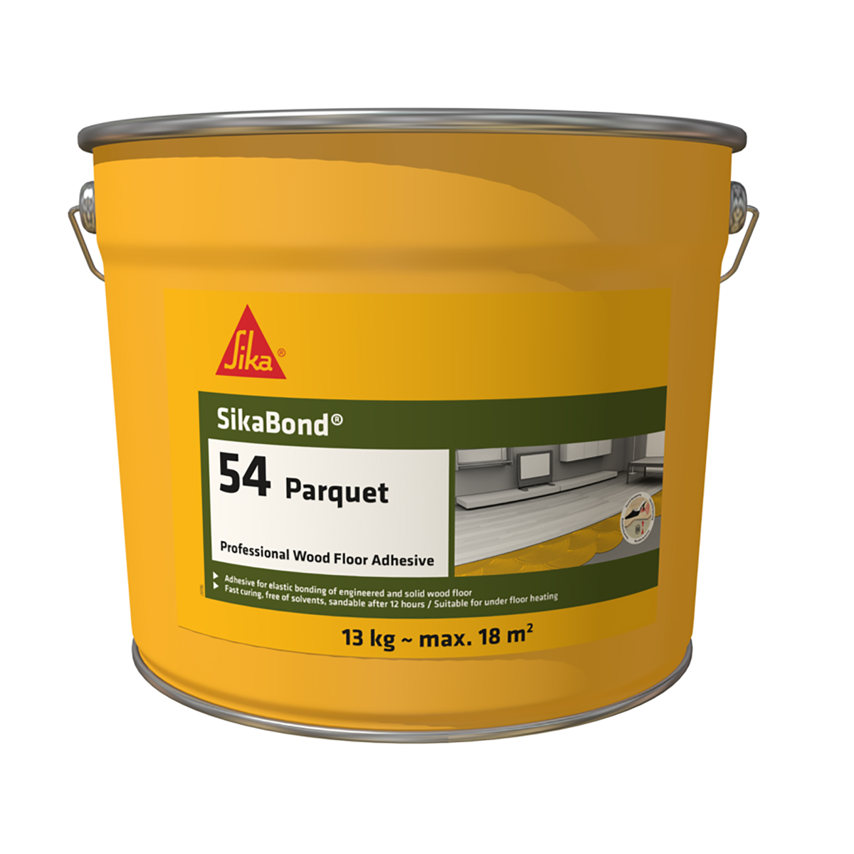 661444 SIKABOND®-54 PARQUET, ΚΟΛΛΑ ΠΑΡΚΕΤΟΥ, ΔΟΧΕΙΟ 13KG