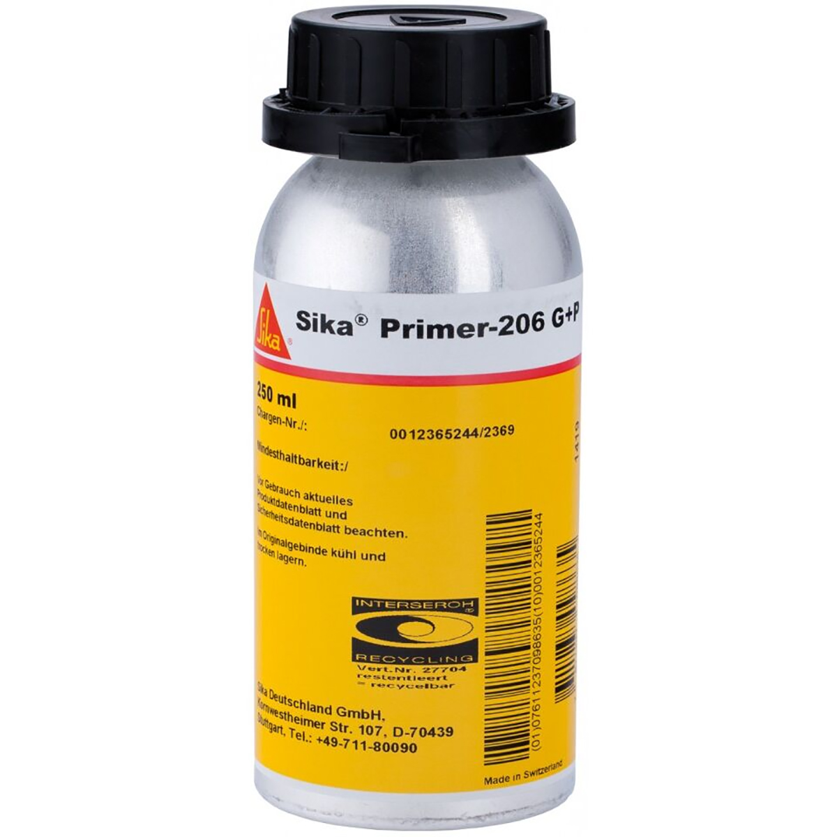 113422  SIKA® PRIMER 206G+P ΑΣΤΑΡΙ ΠΡΟΣΦΥΣΗΣ, 1000ML (ΜΑΥΡΟ)