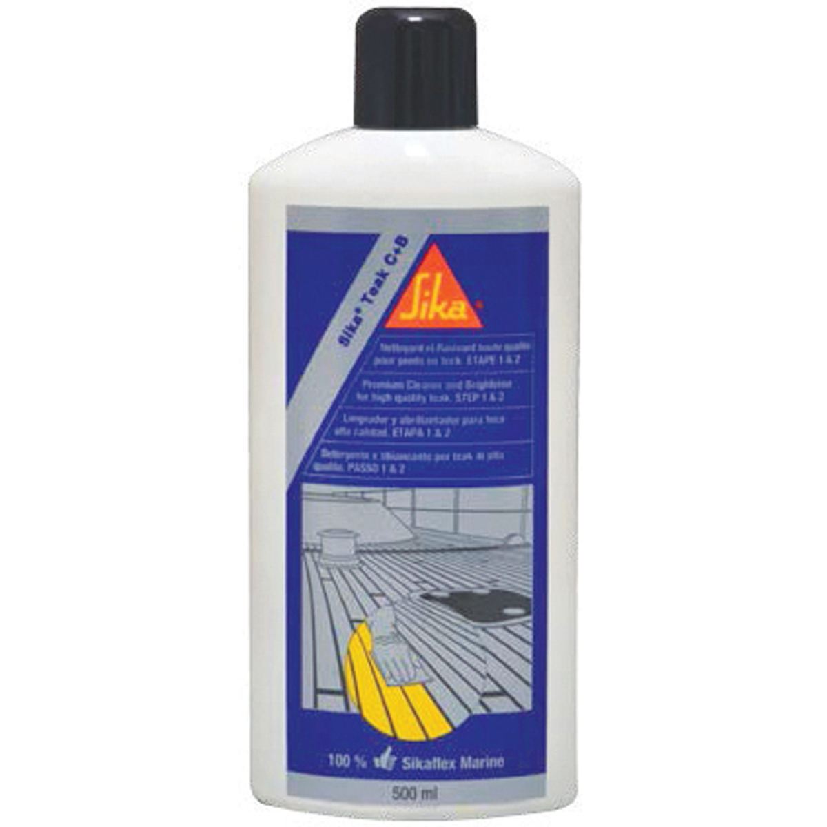 435676 SIKA® TEAK CLEANER & BRIGHTENER, ΚΑΘΑΡΙΣΤΙΚΟ ΚΑΙ ΕΚΘΑΜΒΩΤΙΚΟ ΓΙΑ TEAK  (ΔΟΧΕΙΟ 2.5LT)