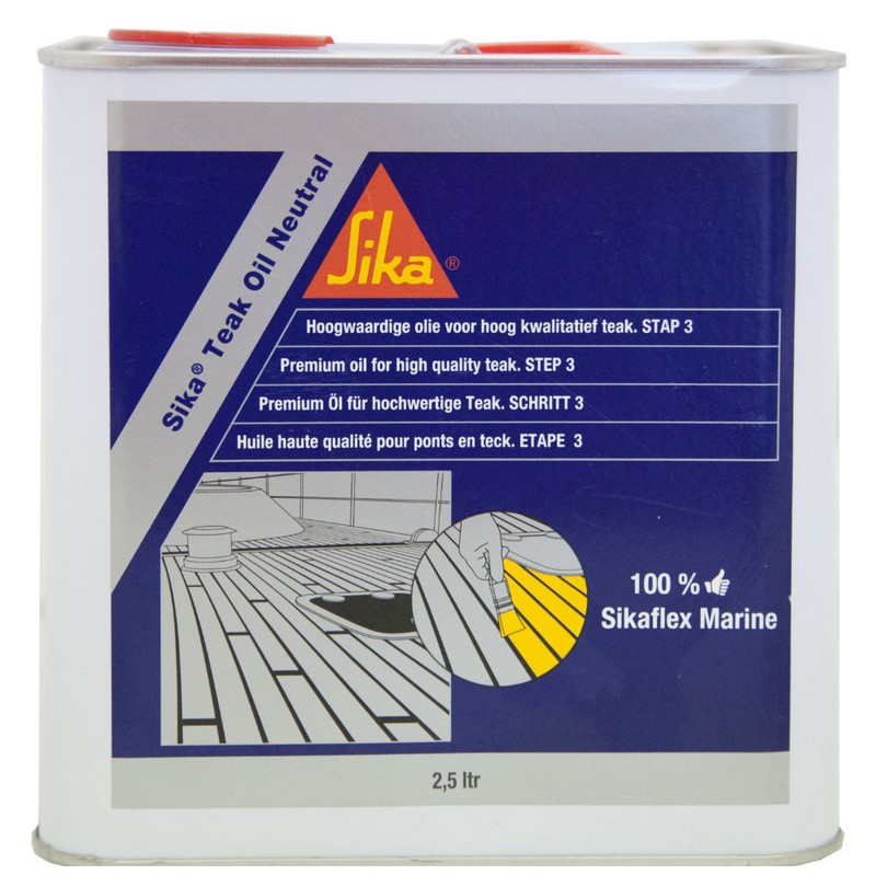 576957 SIKA® TEAK OIL NEUTRAL, ΛΑΔΙ ΣΥΝΤΗΡΗΣΗΣ ΞΥΛΙΝΩΝ ΚΑΤΑΣΤΡΩΜΑΤΩΝ, 2.5 LT