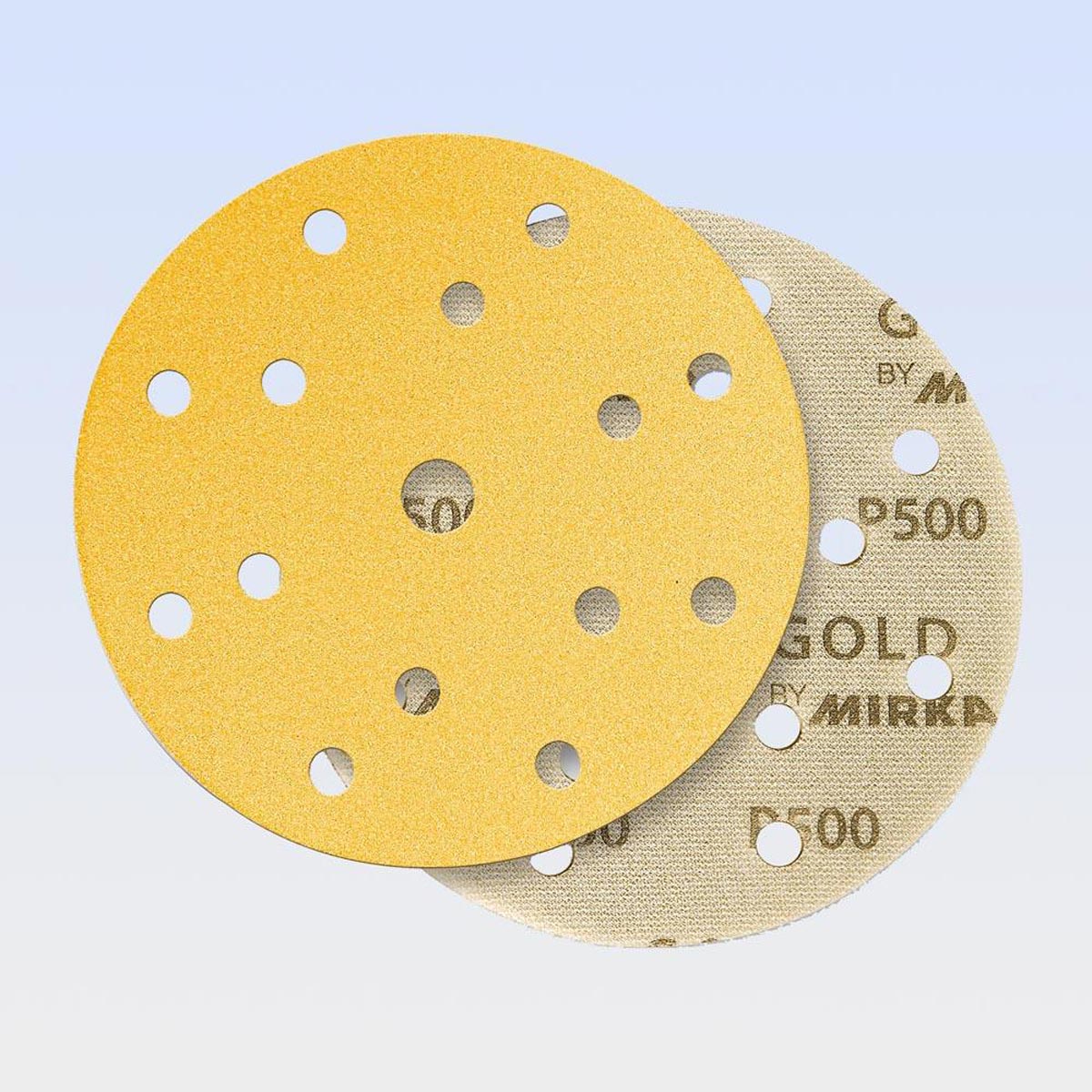 2371102051 GOLD SOFT, ΓΥΑΛΟΧΑΡΤΟ ΜΕ ΑΦΡΟ (PE) 15ΤΡΥΠΟ HOOKIT 150MM, P500