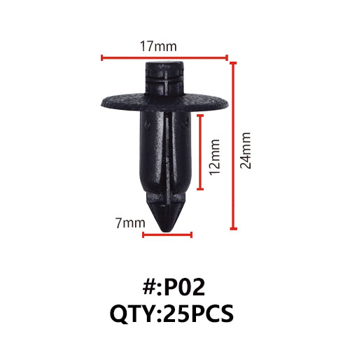 P02 ΚΛΙΠΣ ΠΛΑΣΤΙΚΑ ΚΟΥΜΠΩΜΑΤΑ ΓΙΑ ΑΜΑΞΩΜΑ (RIVETS)