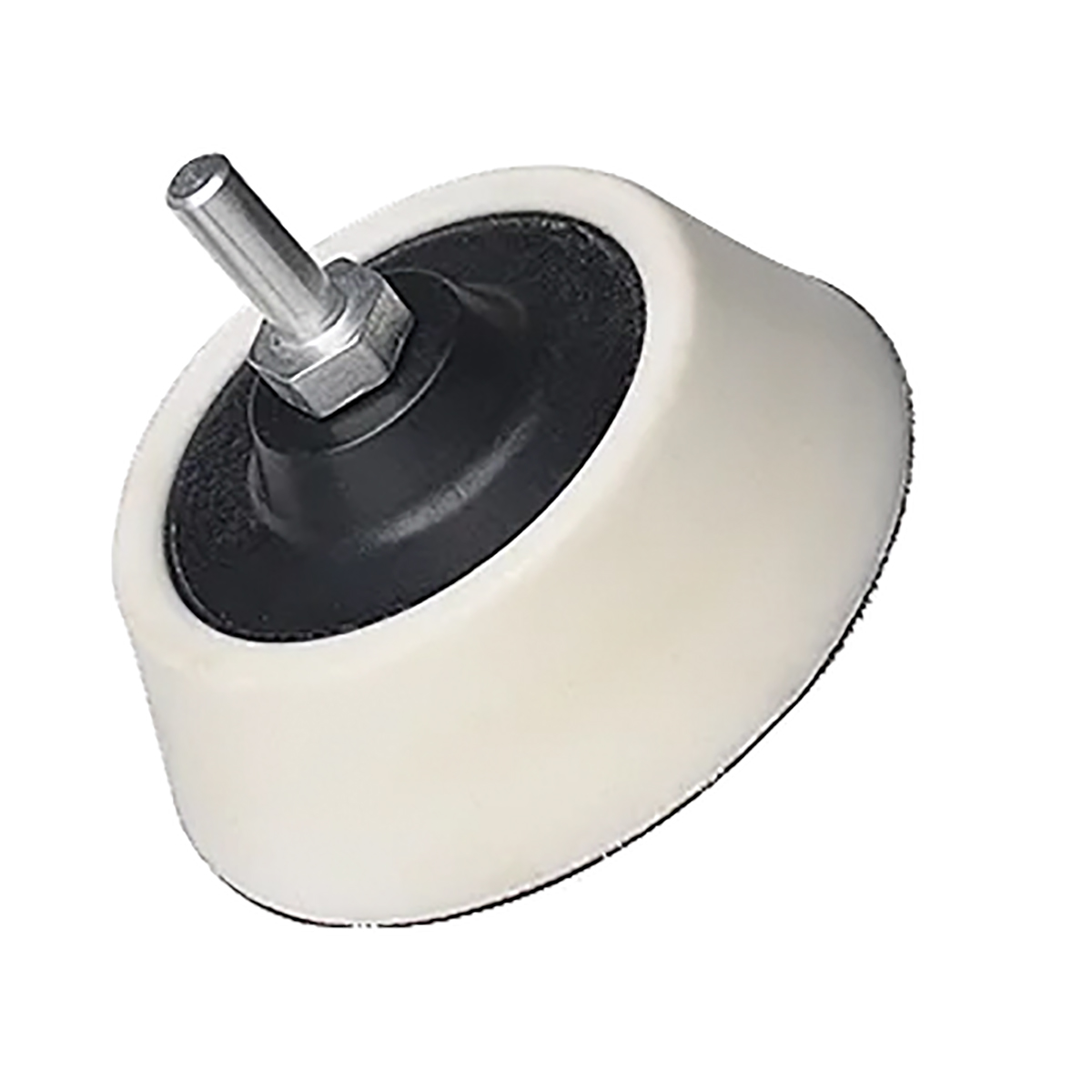 FP-22232 ΠΛΑΚΑ ΤΡΙΒΗΣ HOOKIT,ΜΑΛΑΚΗ 20MM,ΘΗΛ-M6, 75MM, ΜΕ ΑΝΤΑΠΤΟΡΑ ΔΡΑΠΑΝΟΥ Φ6 (ΑΣΠΡΗ)